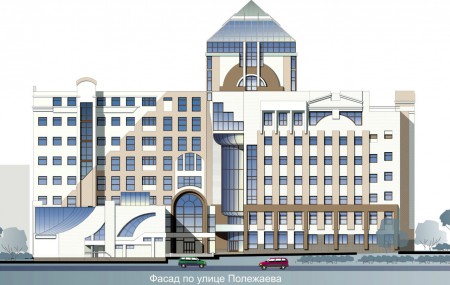 Учебно-лабораторный корпус МГУ по улице Полежаева