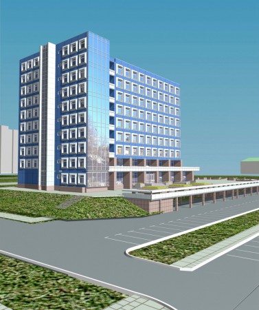 Реконструкция фасада здания "Мордовгражданпроект"